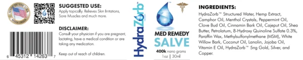 HydraZorb™ Med Remedy Salve - 1oz - Image 2